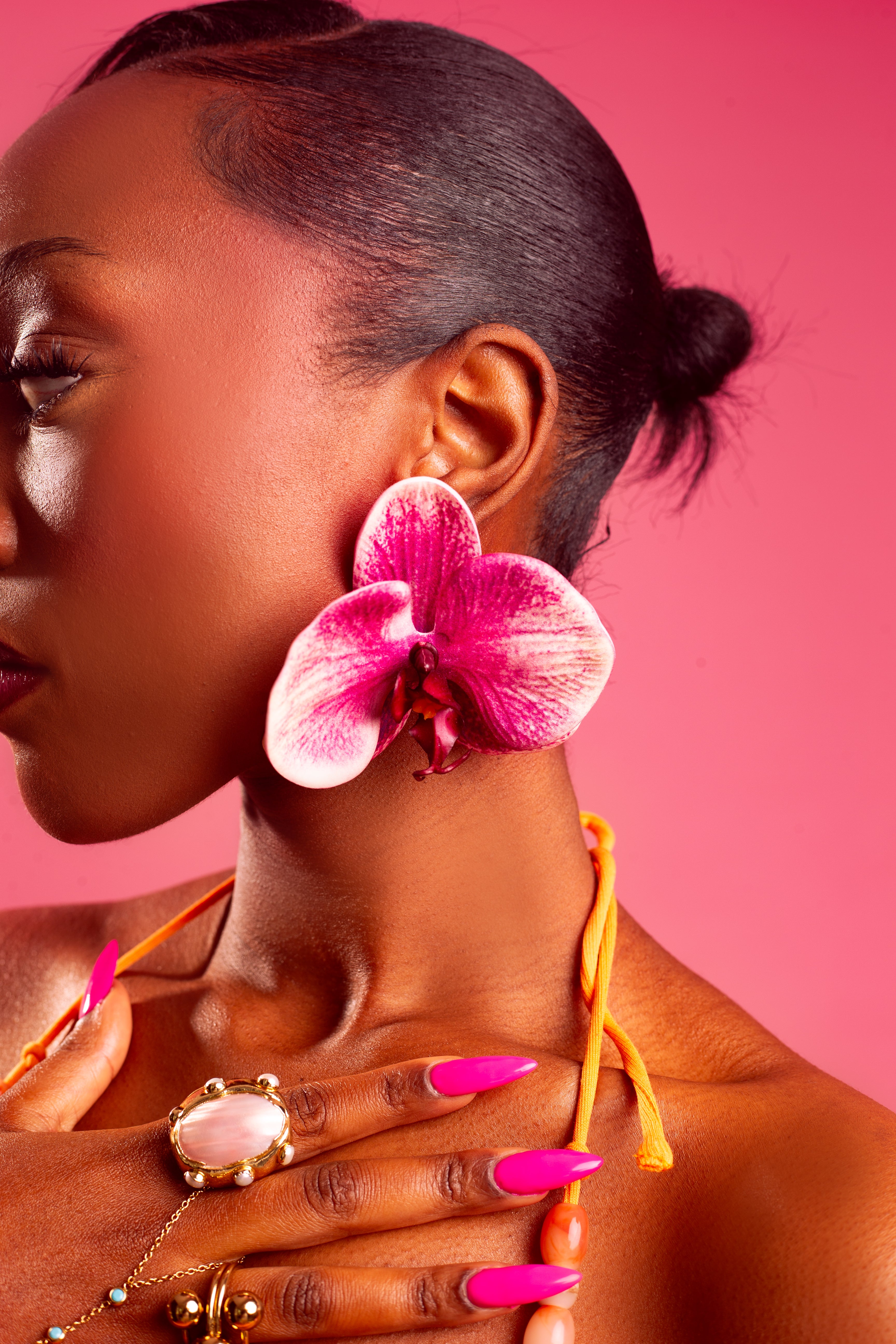 ORCHIDA EARRING PURPLE