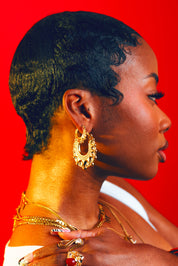 AMOI CREOLE HOOPS GOLD