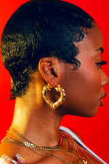 AMORE BAMBOO HOOPS GOLD
